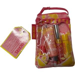 Lip Smacker Glam Bag Pink Lemonade SEALED chapstick, Lip Gloss, Glow, Polish